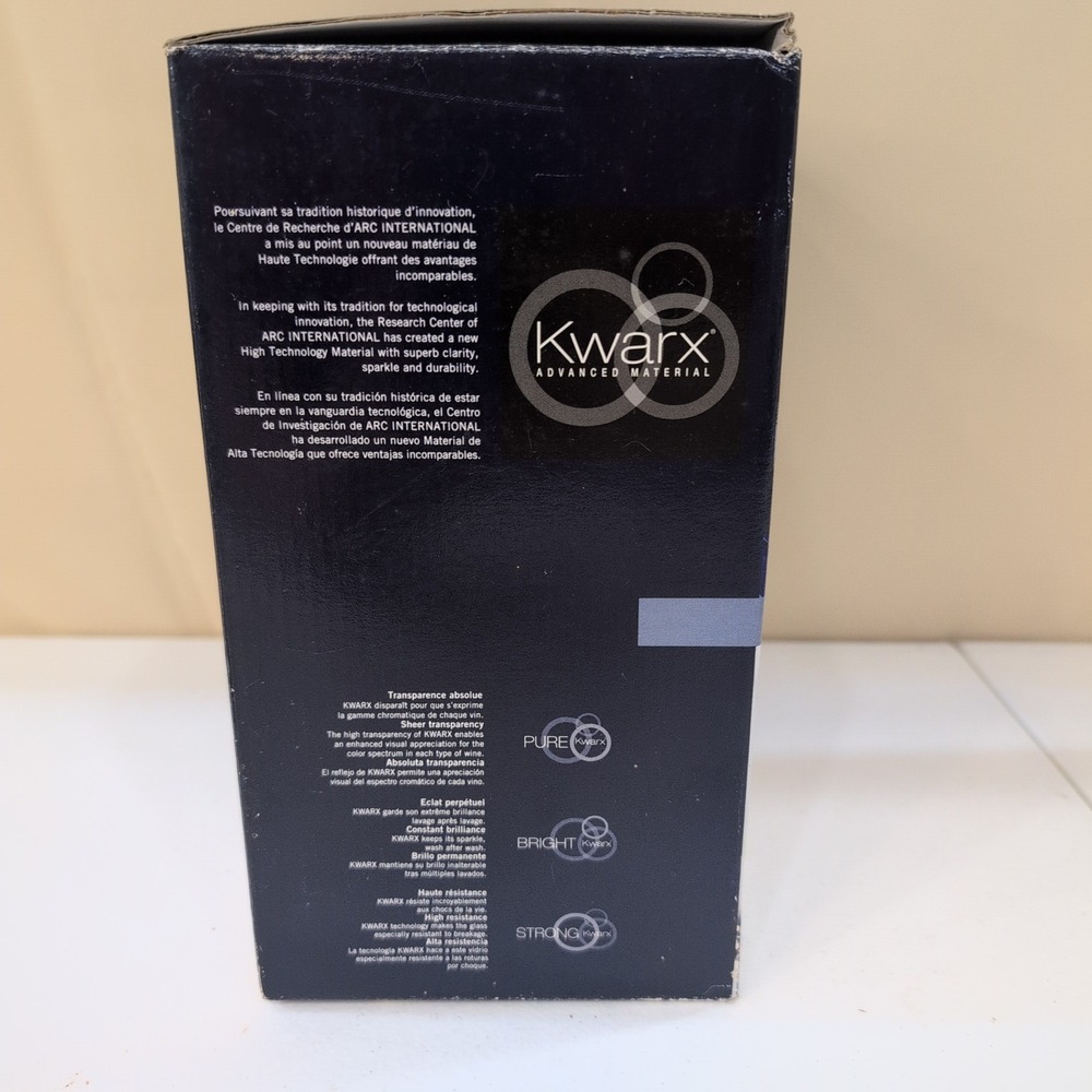 Mikasa Oenology‎ Select Flute Champagne Glasses Set of 4, 6 oz, Kwarx New in Box - Picture 4 of 6